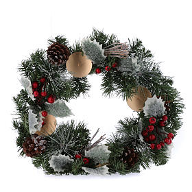 Adviento: Set Corona Adviento y velas lúcidas 15x8 cm Adviento: Set Corona Adviento y velas lúcidas 15x8 cm