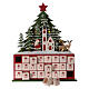 Wooden Advent Calendar LED with small boxes and church 40 cm s5