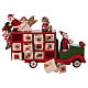 Truck-shaped Advent calendar in wood 31 cm s4