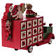 Truck-shaped Advent calendar in wood 31 cm s5