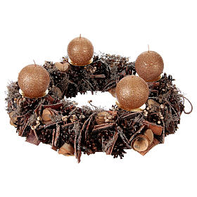 Avvento: Kit per l'avvento: corona, candele e punzoni