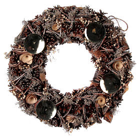 Avvento: Kit per l'avvento: corona, candele e punzoni