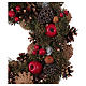 Advent wreath with apples and berries diam. 34 cm s2