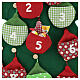 Christmas tree calendar in cloth 70 cm s3