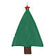 Advent calendar in the shape of a Christmas tree h. 90 cm s5