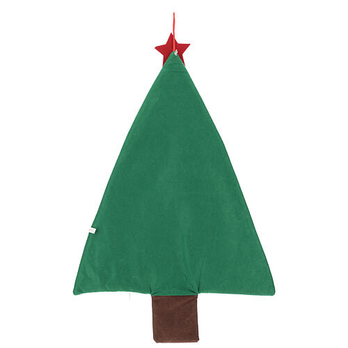 Calendario Adviento en forma de árbol de Navidad h. 90 cm 5