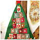 Calendario Avvento a forma di albero di Natale h. 90 cm s2
