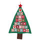 Calendário Natal em forma de árvore de Natal 90 cm