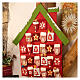Calendário Natal em tecido casinha 70 cm s2