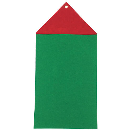 Advent house-shaped calendar, 24 pockets, 90 cm 3