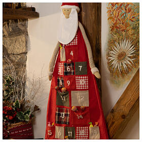 Advent Calendar150 cm in the shape of Santa Claus