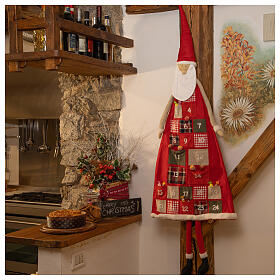 Advent Calendar h. 150 cm Santa Claus