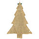Calendario Adviento de arpillera árbol de Navidad h. 120 cm s3