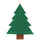 Calendario Adviento 25 bolsillos árbol de Navidad 110 cm s3