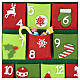 Calendário de Natal 25 bolsos árvore de Natal 110 cm s2