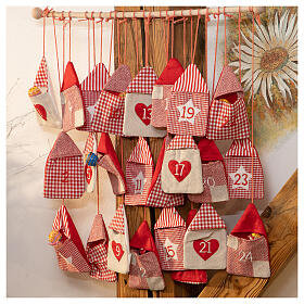 Advent calendar with gift bags 55x50 cm