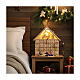 House Advent calendar 40x30x10 cm Nativity scene with lights s2