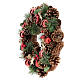 Christmas wreath with pine cone and pine branches diam. 30 cm s3