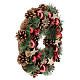 Christmas wreath with pine cone and pine branches diam. 30 cm s4