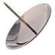 Pique avent bougie brillant laiton nickelé 10 cm s2