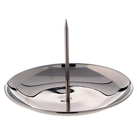 Punzone ottone nichelato lucido 12 cm avvento s1