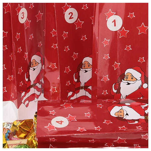 Advent calendar bags and stickers 20x10 cm 2