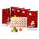 Advent calendar bags and stickers 20x10 cm s3