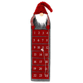 Calendar Advent gnome felt 125 cm