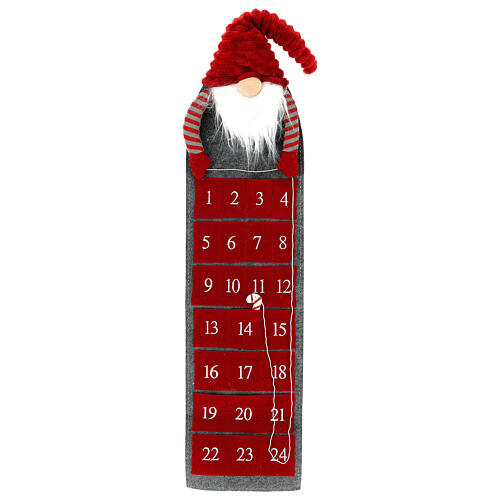 Calendar Advent gnome felt 125 cm 1