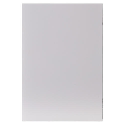Klappbarer Adventskalender Holz weiß, 30x40 cm 8