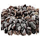 Pine cone Advent wreath silver glitter 20 cm s4