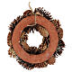 Pine cone Advent wreath stars glitter 30 cm s4