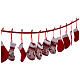 Advent calendar red stockings s5