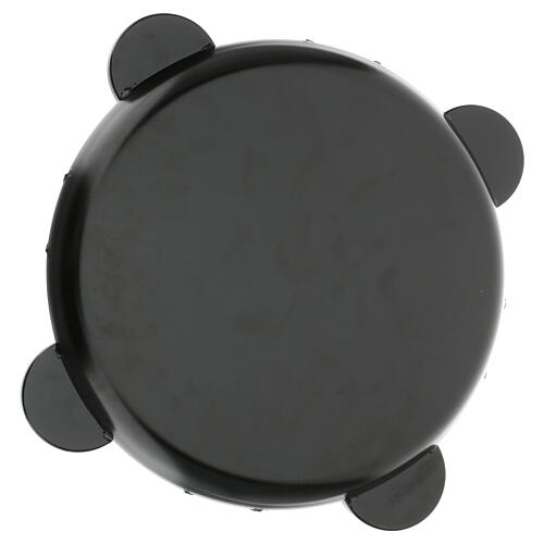 Adventskranz schwarz Metall Sterne Kerzenhalter, max. 8 cm 4