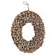 Dried flowers wreath champagne 25 cm s3