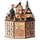 Advent calendar with village h 25 cm s1