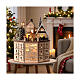 Calendario dell'avvento villaggio h 25 cm s2