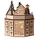 Calendario dell'avvento villaggio h 25 cm s6