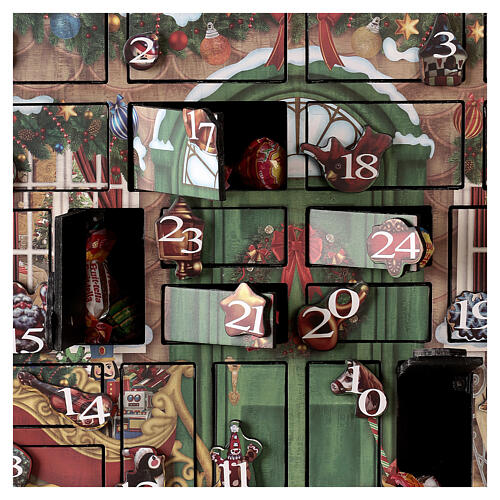 Calendario dell'avvento batteria  h 55 cm 6