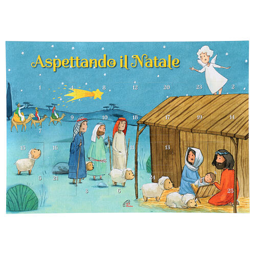 Kalendarz adwentowy 'Czekając na Boże Narodzenie' j. włoski 1