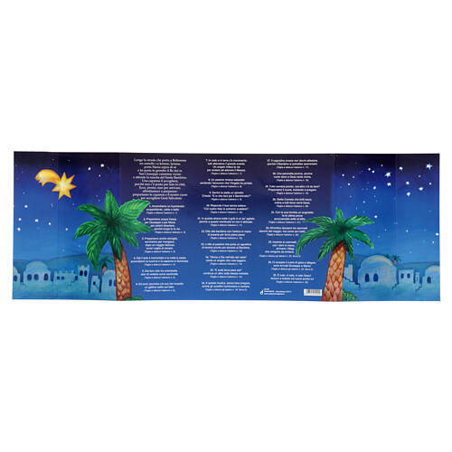 Calendrier de l'Avent affiche de la Nativité avec stickers 6