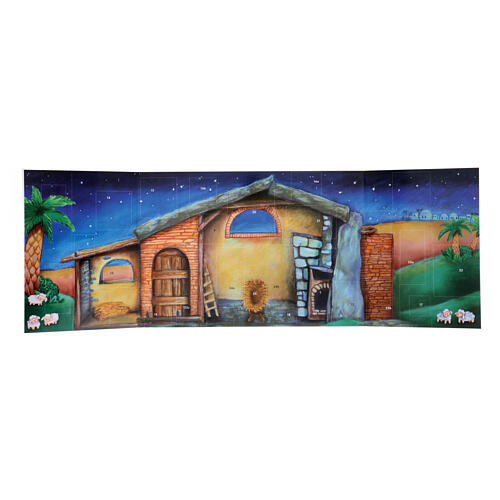 Calendario d'Avvento poster Natività sticker 1