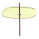 Gold square candle holder diam. 55 mm s1
