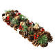 Advent centrepiece with pinecones and 4 candles 16x4x4 in s3