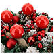 Advent wreath kit, wreath with red wax candles s2