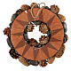 Advent wreath with silver pinecones, d. 12 in s5
