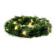 Adventskranz, künstliche Tannenzweige und LED-Beleuchtung, 40 cm s3