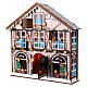 House-shaped Advent calendar with lights and music, 15x14x4 in s2