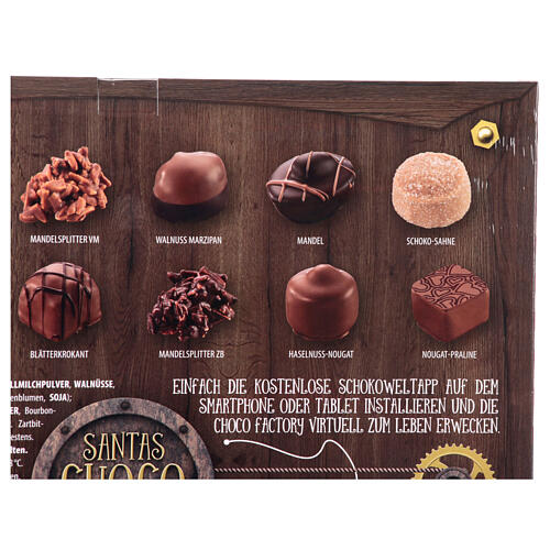 Calendário Advento chocolates Pai Natal fábrica de chocolate realidade aumentada 8