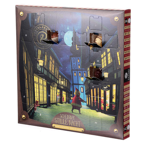 Advent calendar with chocolates, Silent Night, augmented reality 5